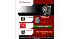 Desktop Screenshot of ekmilitaria.com.au