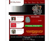 Tablet Screenshot of ekmilitaria.com.au